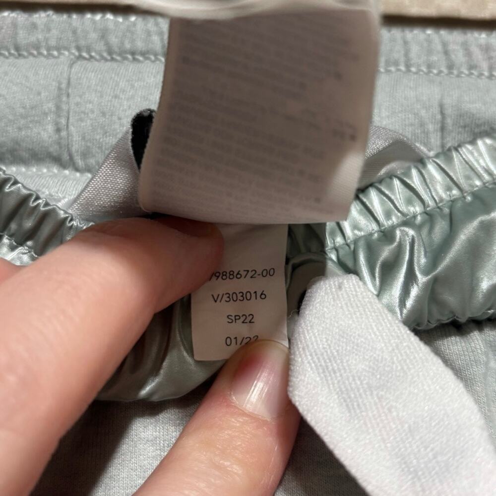 Athleta Girl x Simone Biles L 12 Shine Skort Shorts Athletic Soft Grey Mint - Picture 6 of 7